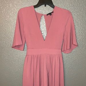 Blush pink romper